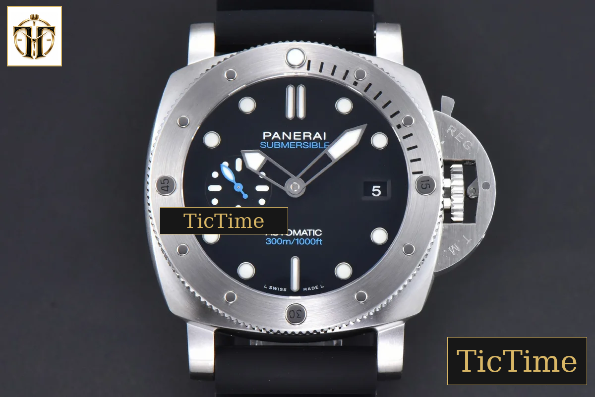 Submersible Quaranta PAM1229 44mm TTF Black Dial Rubber Strap P9010 — foto 2