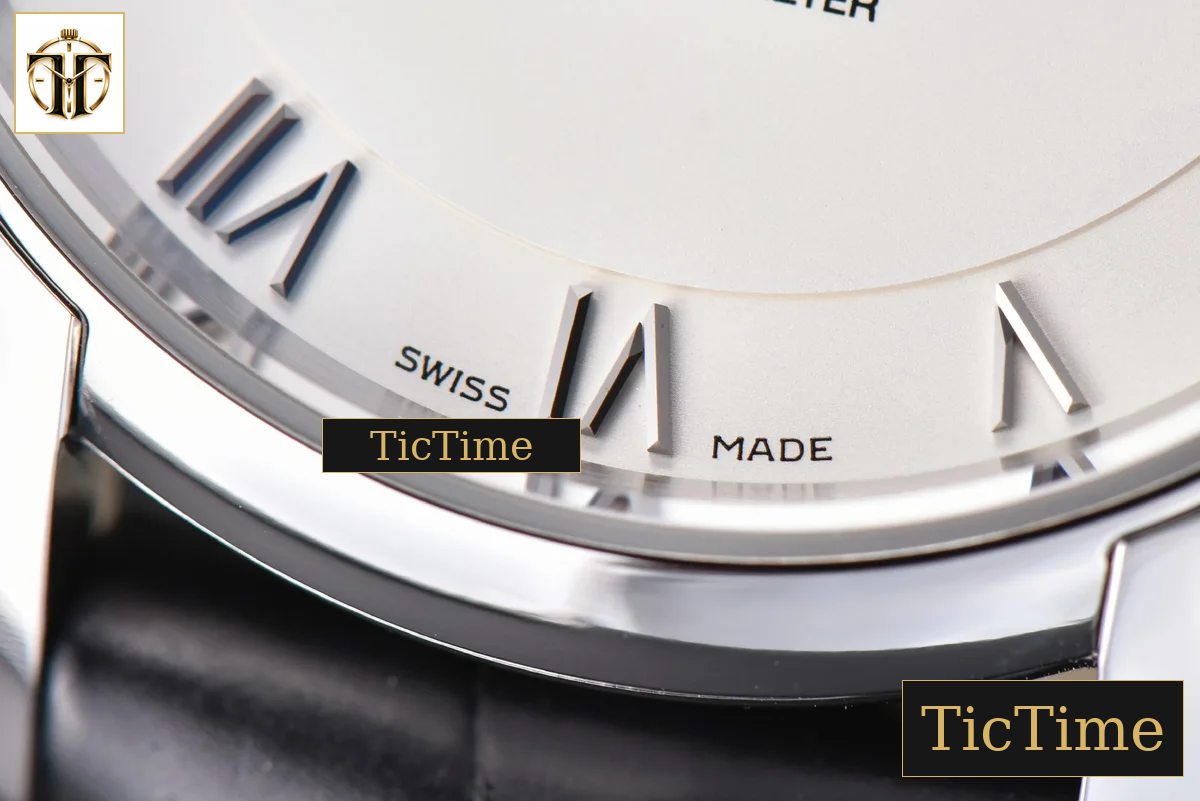 De Ville Hour Vision 41mm VSF White Dial Black Croco Strap A8500 — foto 10