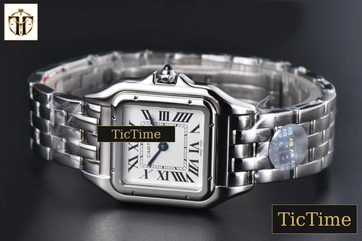 Panthère Secrete Ladies 27mm BVF SS White Dial SS Bracelet Ronda Quartz — foto 12