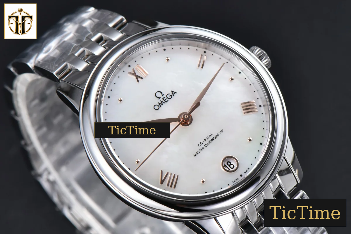 De Ville Prestige Ladies 34mm VSF White Mop Dial Bracelet A8800 — foto 11