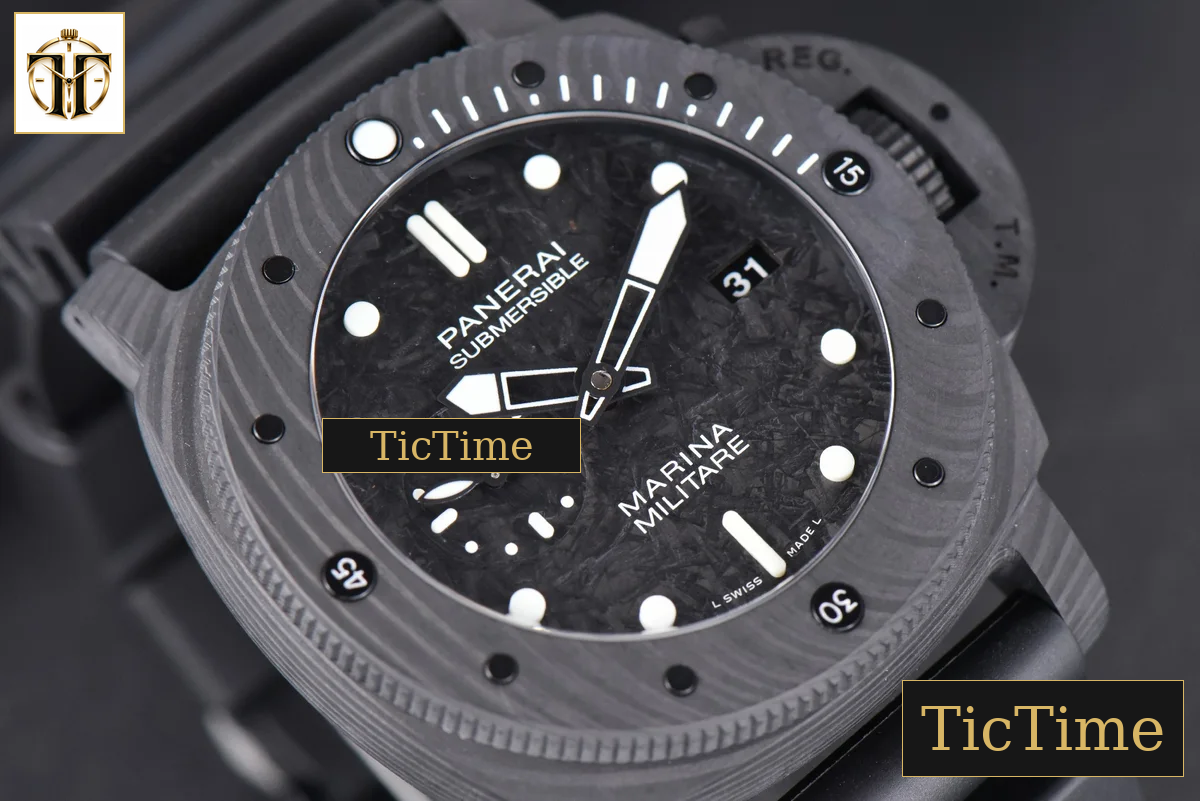 Carbotech Submersible PAM979 47mm VSF Black Dial Rubber Strap Asia XXXIV — foto 9