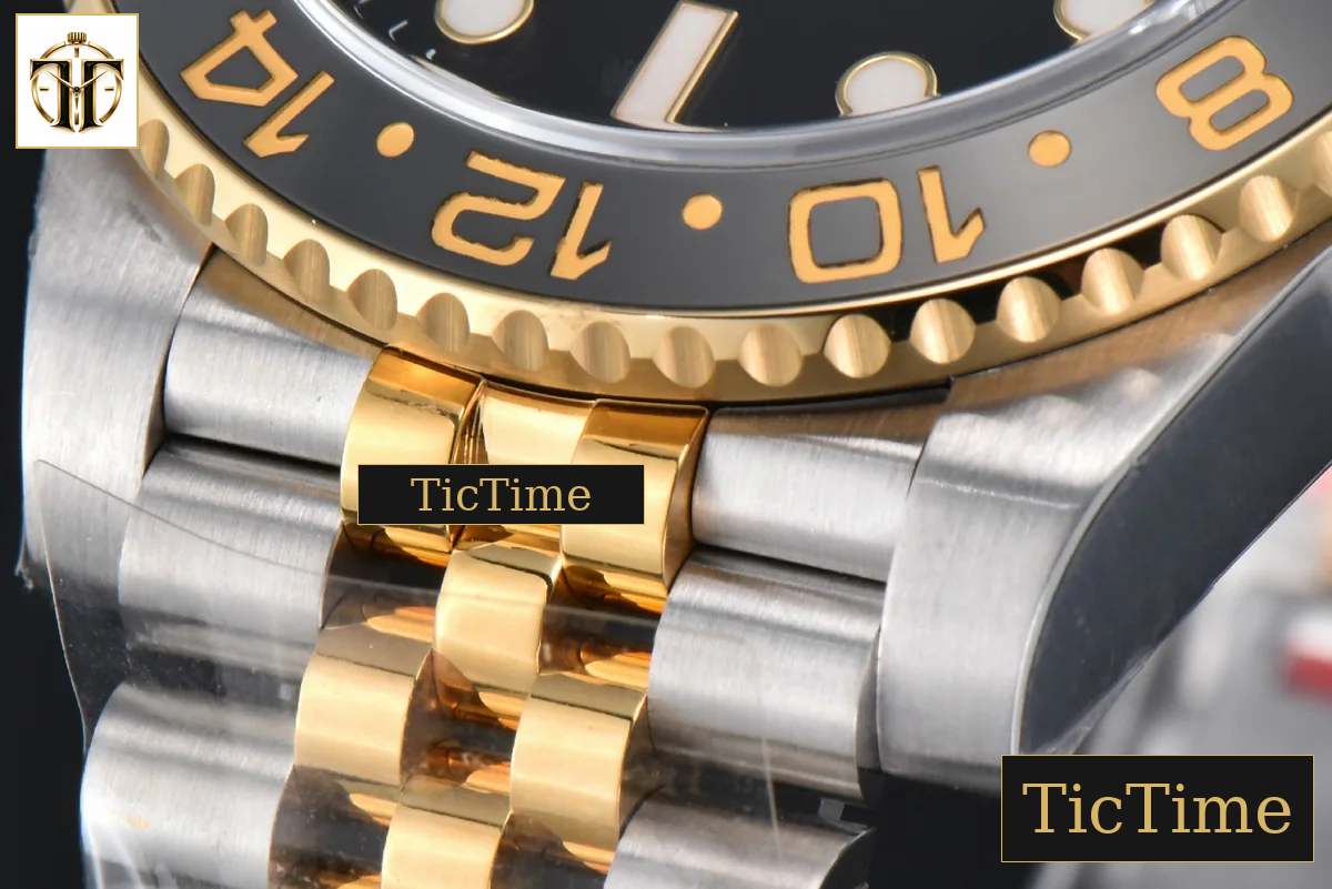 GMT Master II 126713 40mm Clean Factory YG/SS Black/Gray Bezel Black Dial Jubilee Bracelet DD3285 — foto 11