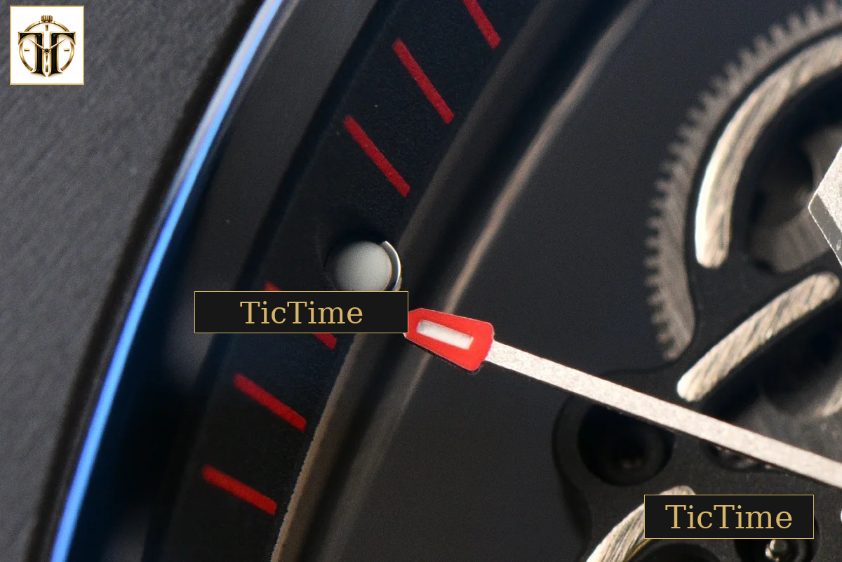 RM055 42.7mm APSF Ceramic Black Bezel Black Skeleton Dial Black Crown Black Rubber Strap RMUL2 — foto 8