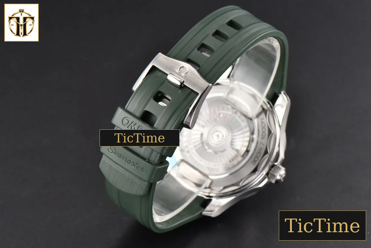 Seamaster Diver 300M 42mm VSF Green Ceramic Green Dial Green Rubber Strap VS8800 — foto 27