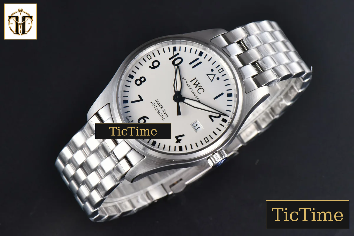 Mark XVIII IWC327012 40mm V7F White Dial SS Bracelet A2892 — foto 13