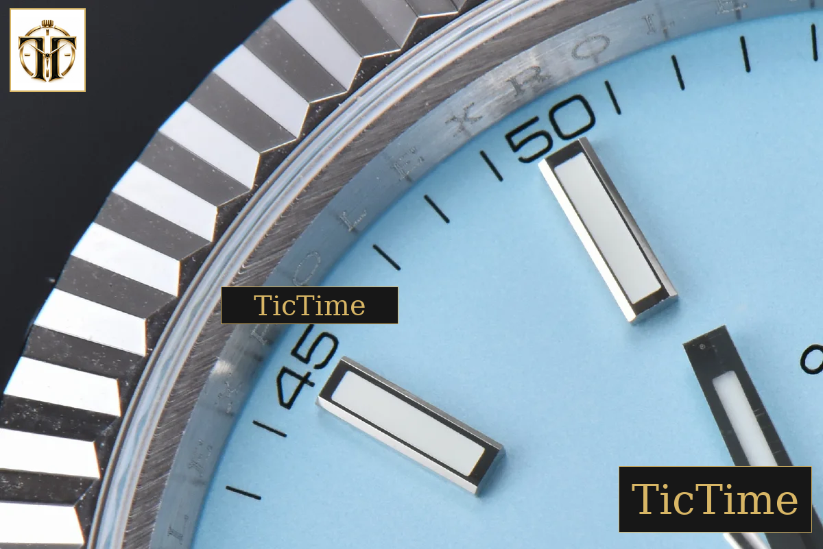 DateJust 126334 41mm GMF Tiffany Blue Dial Jubilee Bracelet Tungsten Heavy Version A3235 — foto 7