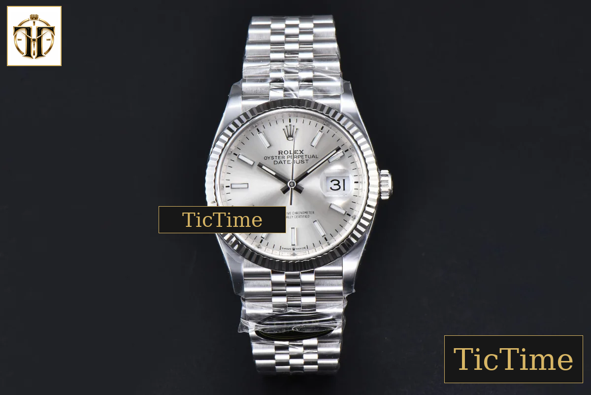 DateJust 126234 36mm Clean Factory Silver Dial Jubilee Bracelet VR3235 — foto 3