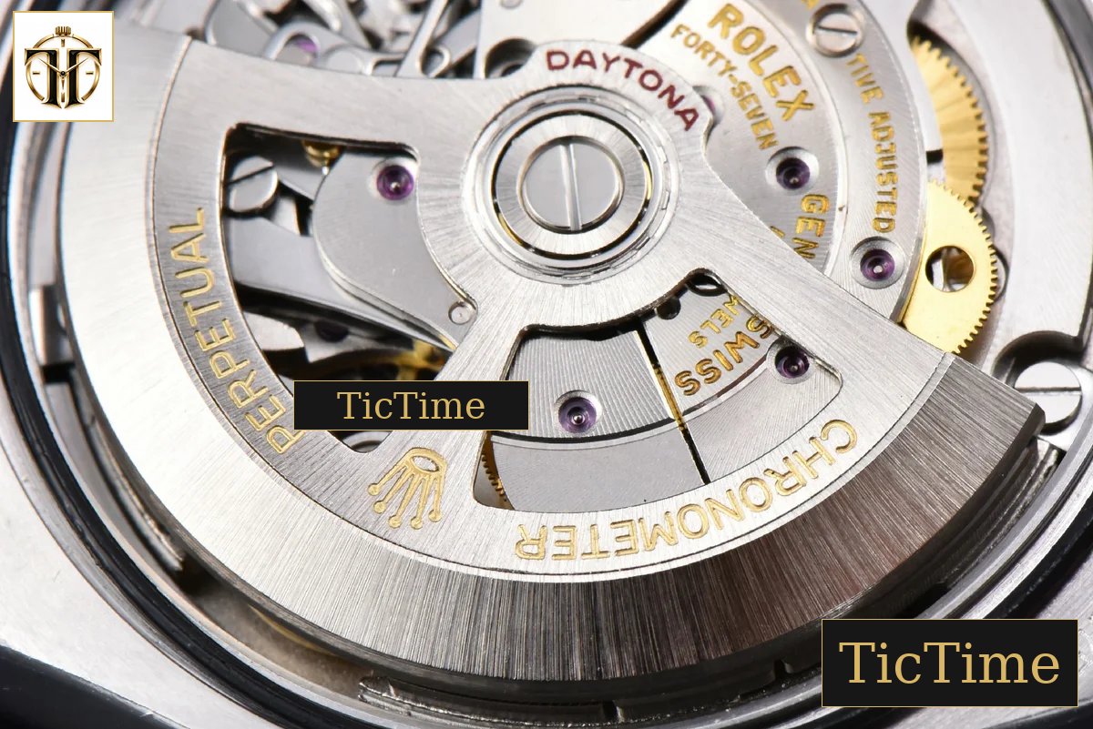 Daytona 126519 40mm BPF SS Black Dial Sliver Subdial Black Oysterflex Strap SH4131 — foto 27