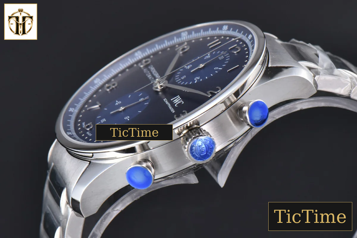 Portuguese IW371606 41mm ZF SS Blue Dial SS Bracelet A96355 — foto 11