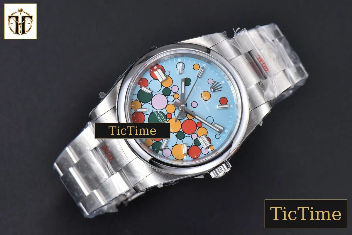 Oyster Perpetual 904L Smooth Bezel 126000 36mm GMF Tiffany Ballon Blue Dial SS Bracelet VR3230 — foto 4