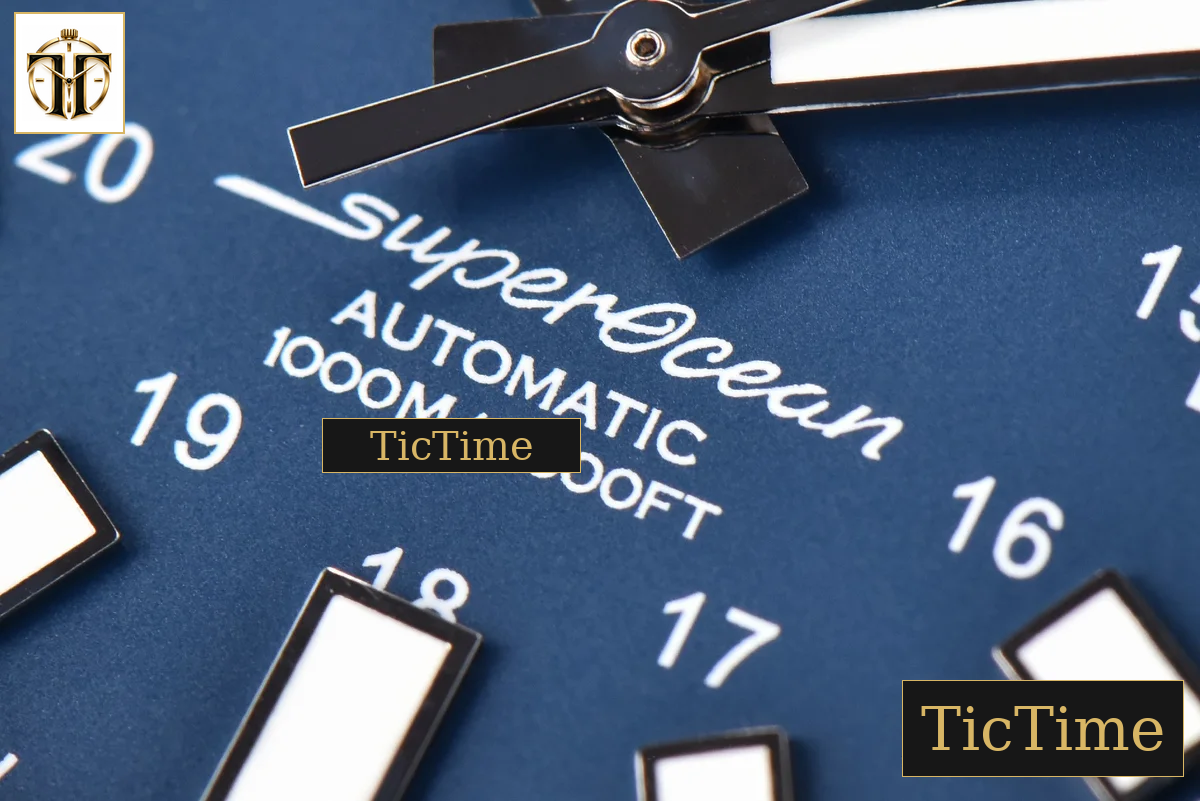 Superocean 44mm TF Black Ceramic Blue Dial SS Bracelet A2824 — foto 18