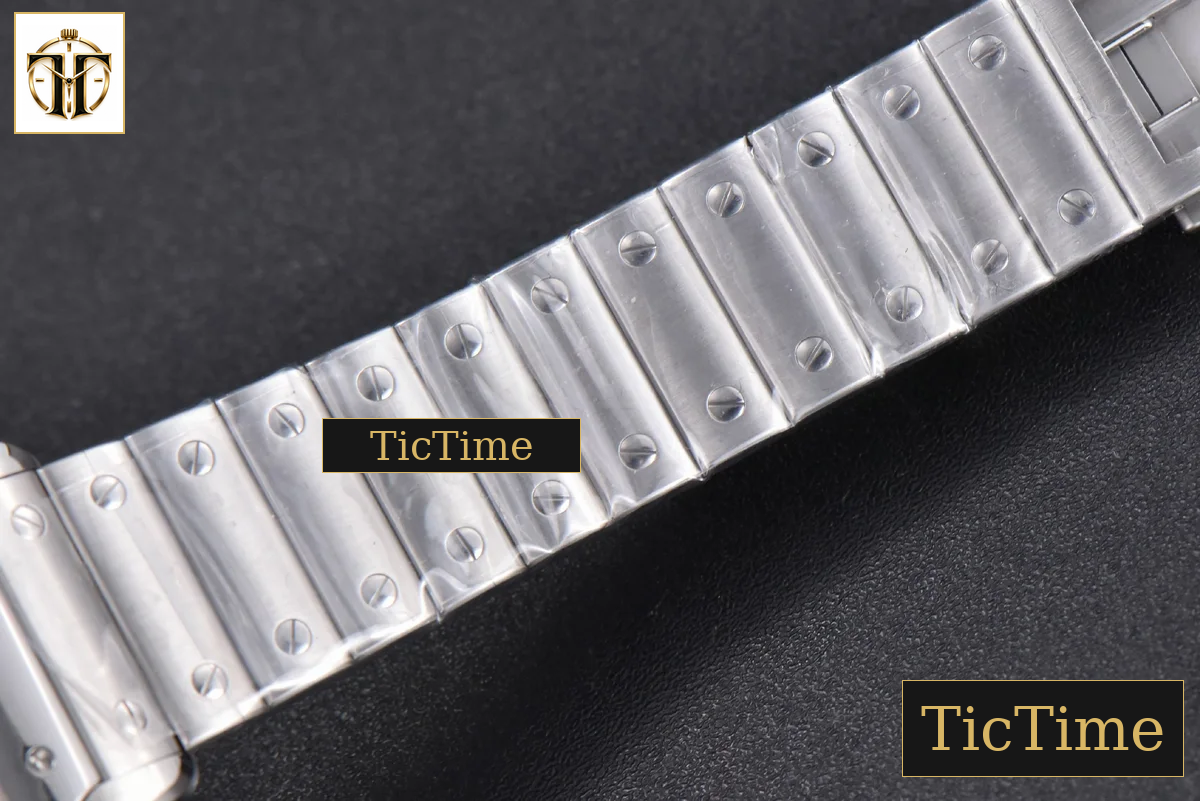 Santos de Cartier XL 40mm BVF Blue Dial SS Bracelet Miyota 9019 — foto 14