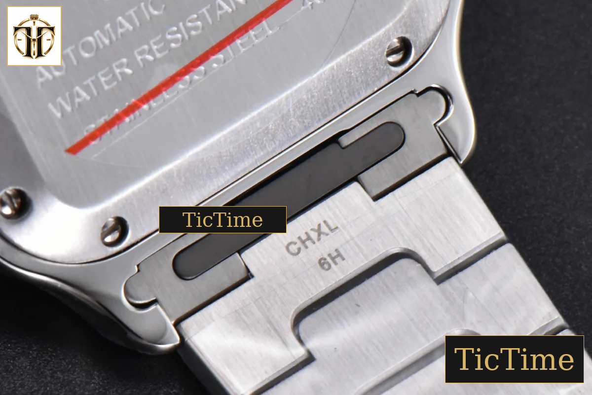 Santos de Cartier Medium 35mm BVF YG/SS White Dial YG/SS Bracelet Miyota 9039 — foto 17