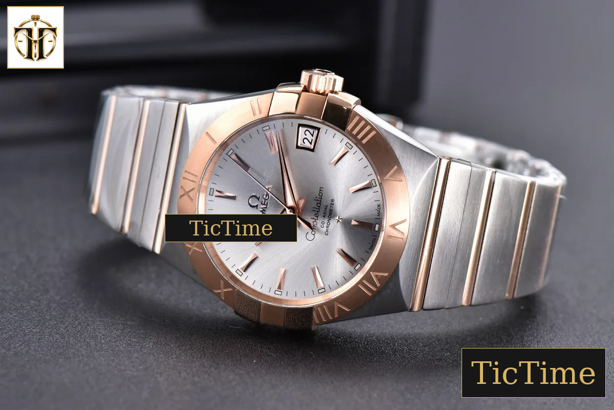 Constellation 38mm VSF SS/RG Silver Dial Stick Markers SS/RG Bracelet A8500 — foto 13