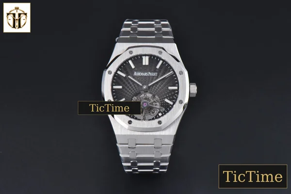 Foto frontal — Royal Oak Tourbillon 41mm R8F SS Gray Dial SS Bracelet Flying Tourb V2