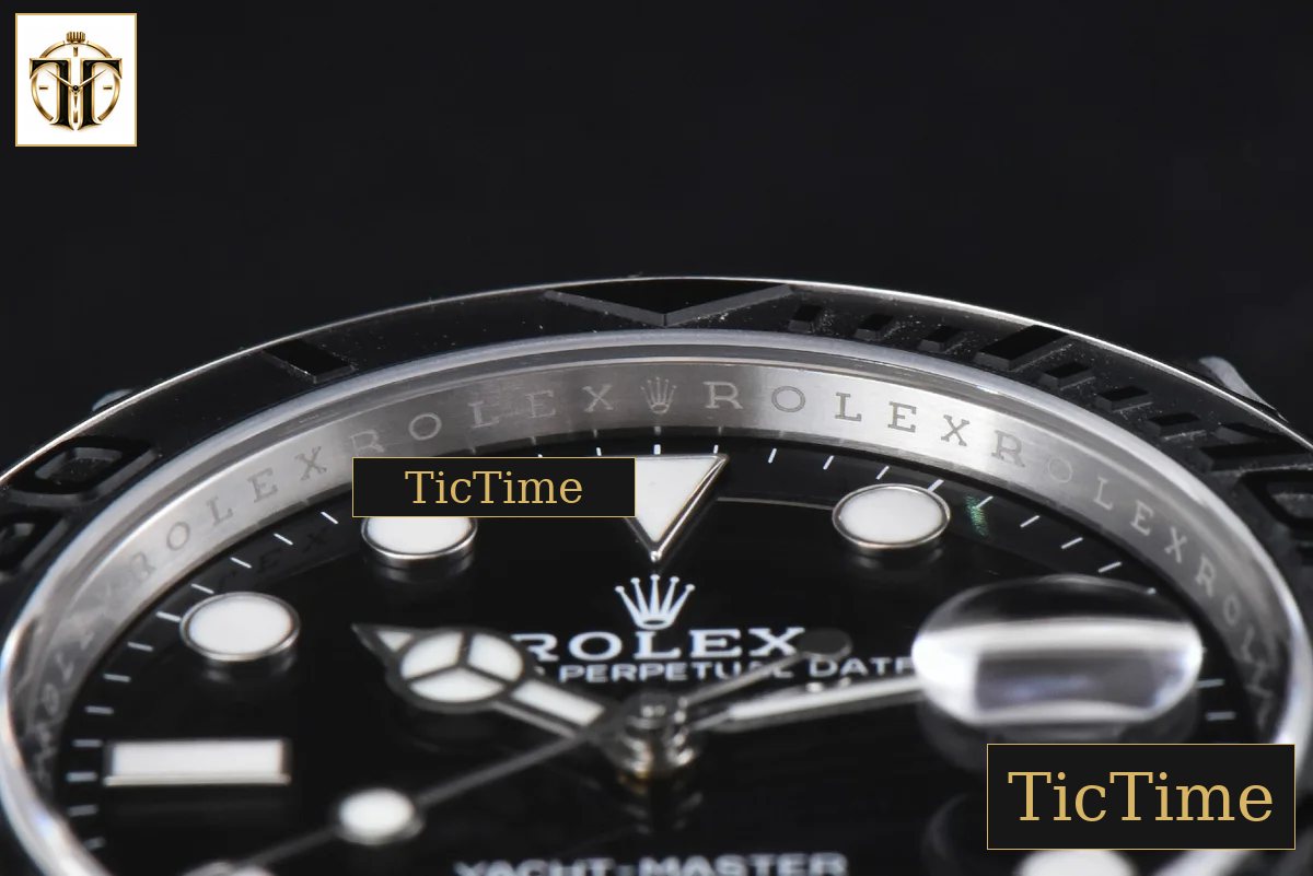 Yacht-Master 3D 226659 42mm Clean Factory Black Ceramic Bezel Oysterflex Strap VR3235 — foto 13