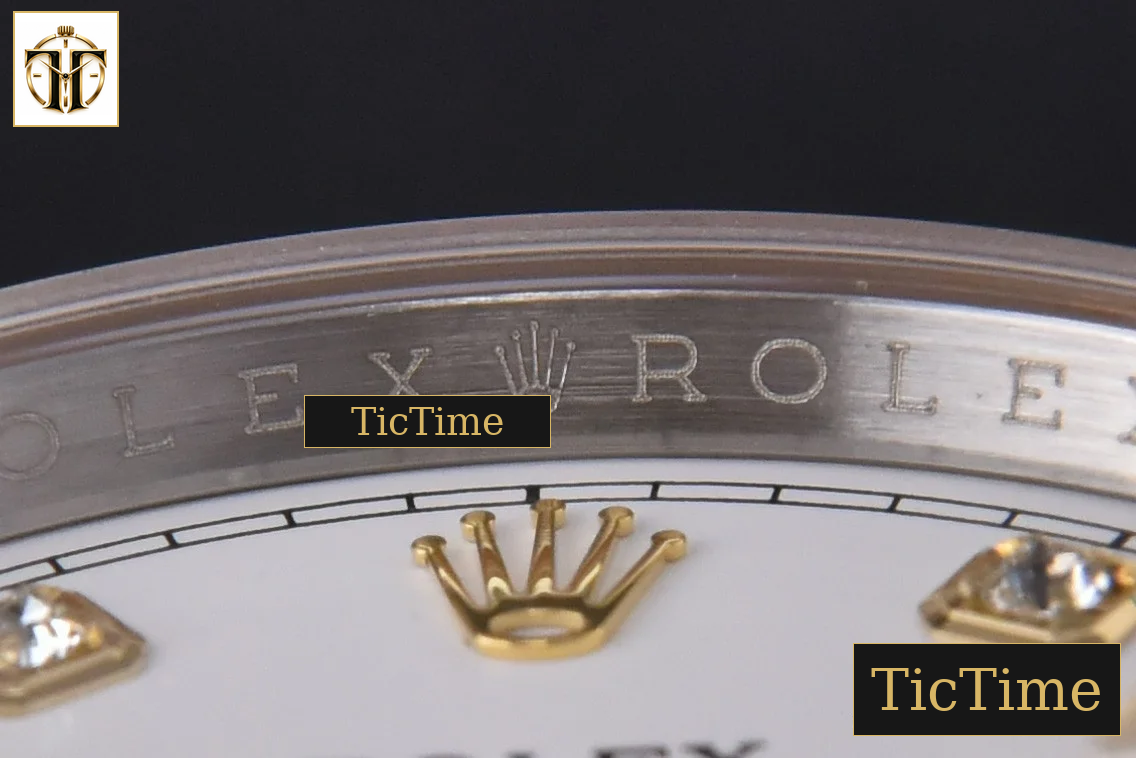 DateJust 904L 36mm GMF YG/SS Fluted Bezel White Dial Diamond Marker Jubilee Bracelet VR3235 — foto 11