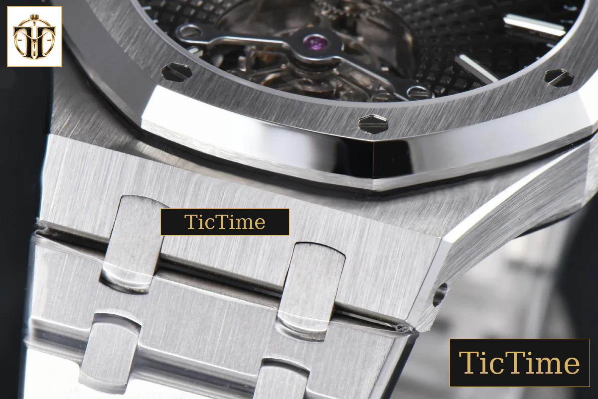 Royal Oak Tourbillon 41mm R8F SS Gray Dial SS Bracelet Flying Tourb V2 — foto 9