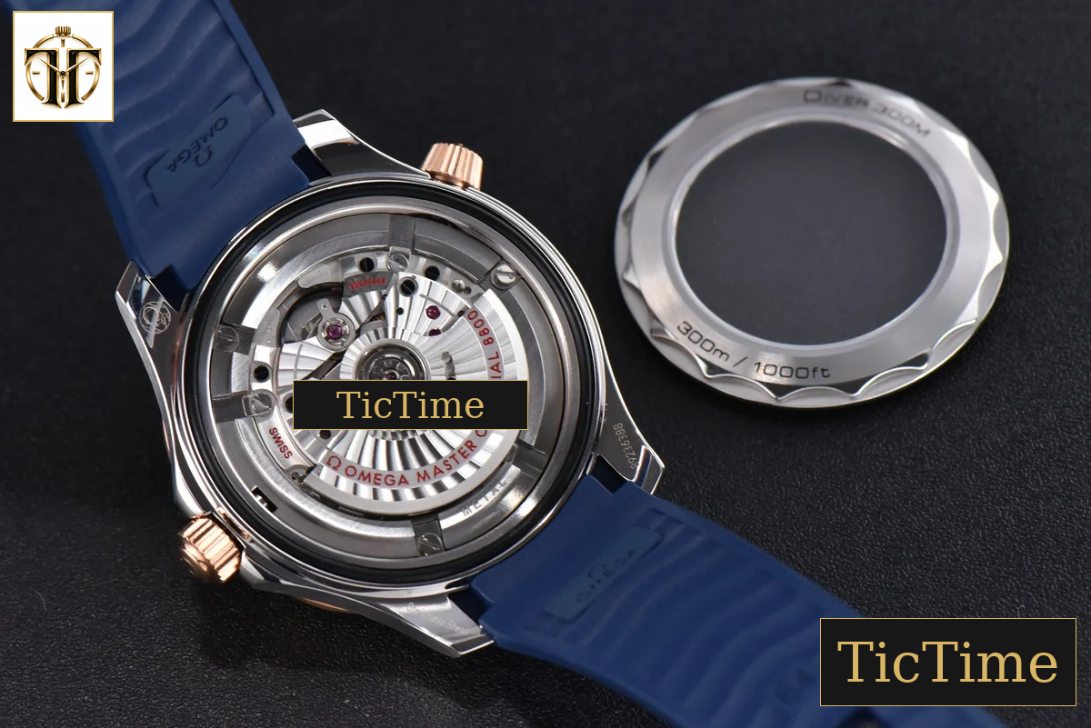 Seamaster Diver 42mm VSF RG/SS 300M Blue Dial Rubber Strap VS8800 — foto 12