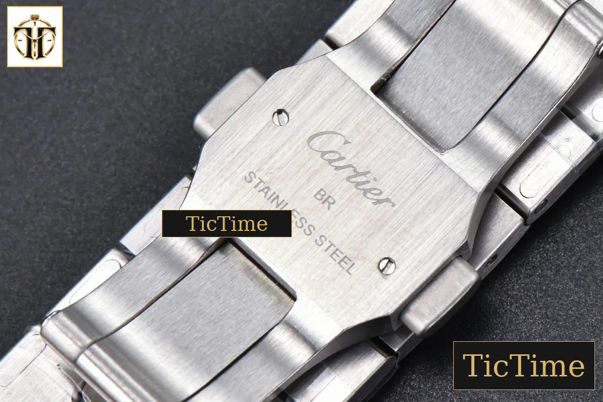 Santos de Cartier XL 40mm AF SS Blue Dial Blue Bezel SS Bracelet Miyota 9015 — foto 29