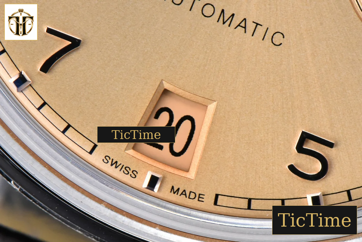 Portugieser Automatic 7 Days IWC0559C 42mm APSF YG Dial Gold Numeral Markers Black Leather Strap A52010 — foto 8