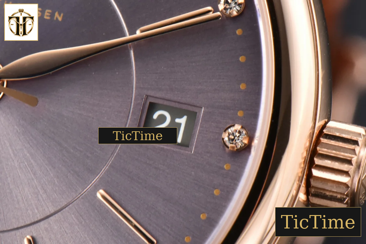 Portofino 37mm V7F RG Gray Dial RG Marker Brown Leather Strap A2892 — foto 9