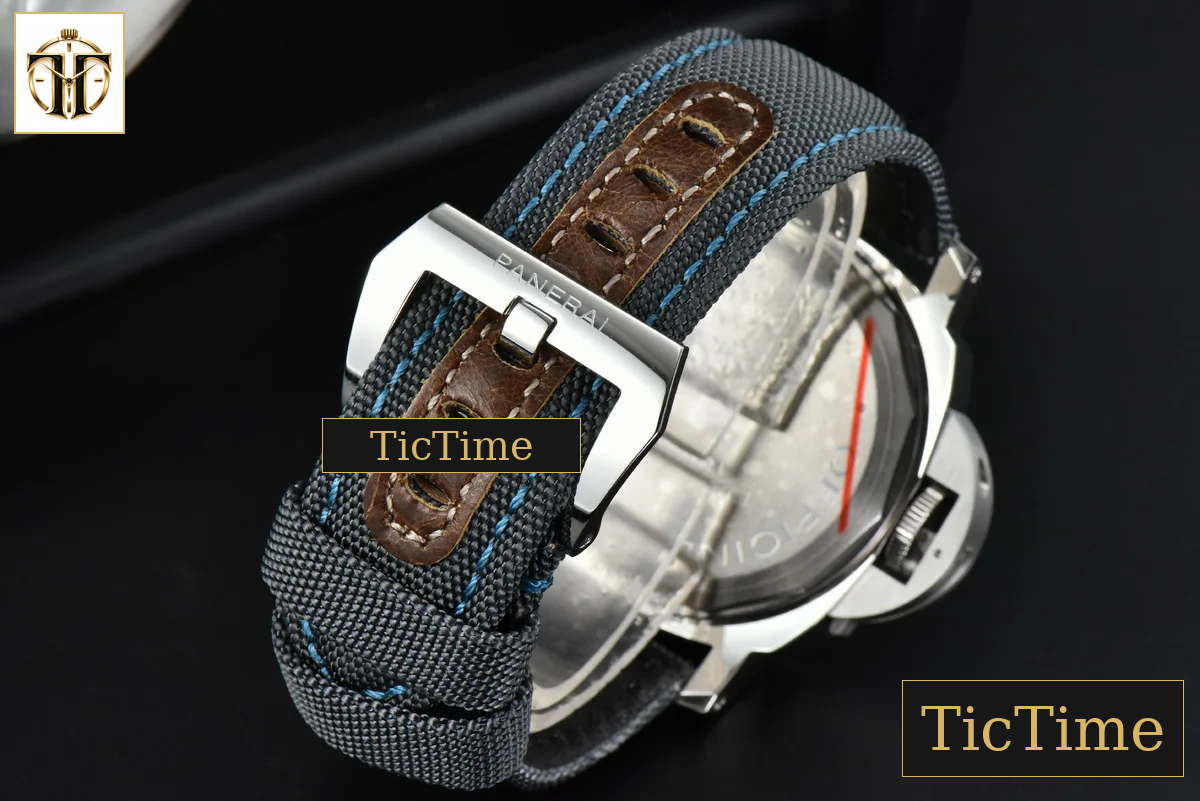 PAM774 44mm HWF Black Dial Black Leather Strap A6497 — foto 14