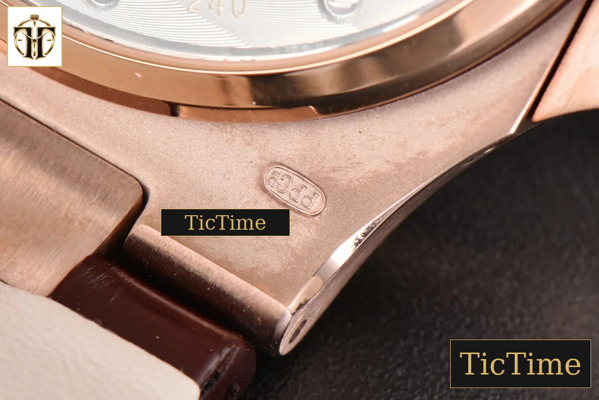 Nautilus 5712 40mm ZF RG Brown Dial Brown Leather Strap V4 A240 — foto 20