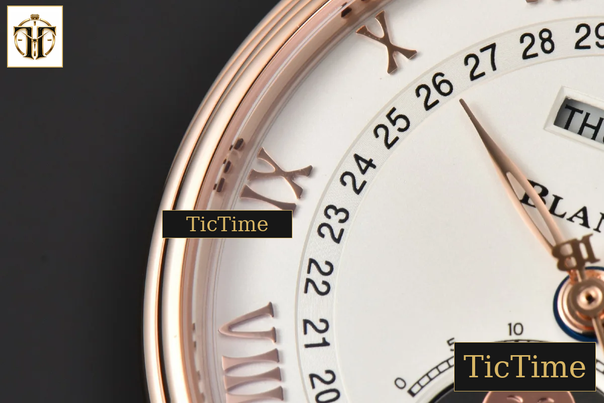 Villeret Complicated Function 6654 40mm OMF RG White Dial Black Leather Strap V3 A6654 — foto 6