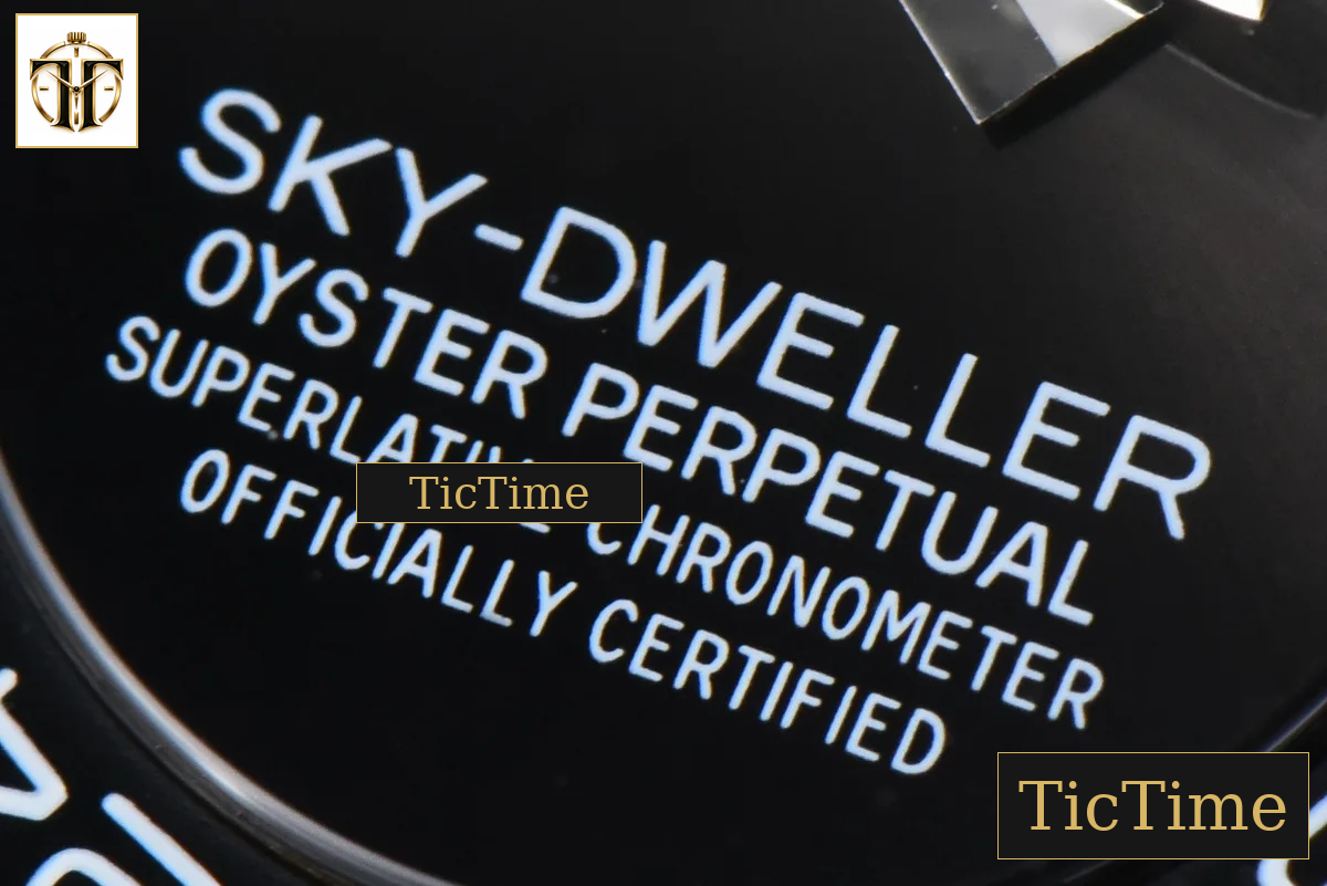 Sky-Dweller 336239 42mm ZF SS Black Dial Rubber Oysterflex Strap (Tungsten) — foto 6