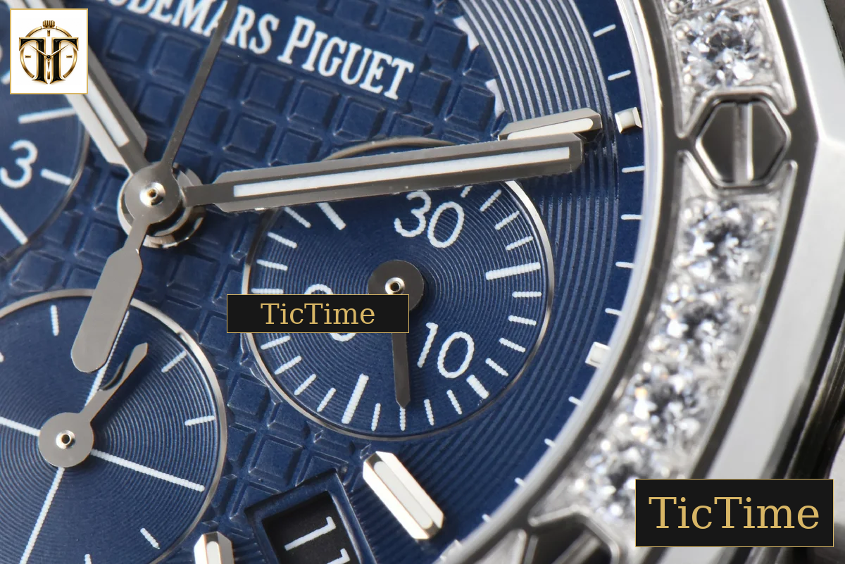 Offshore Ladies 26231ST 37mm RXWF Diamond Blue Dial Blue Subdial Blue Rubber Strap Quartz — foto 7