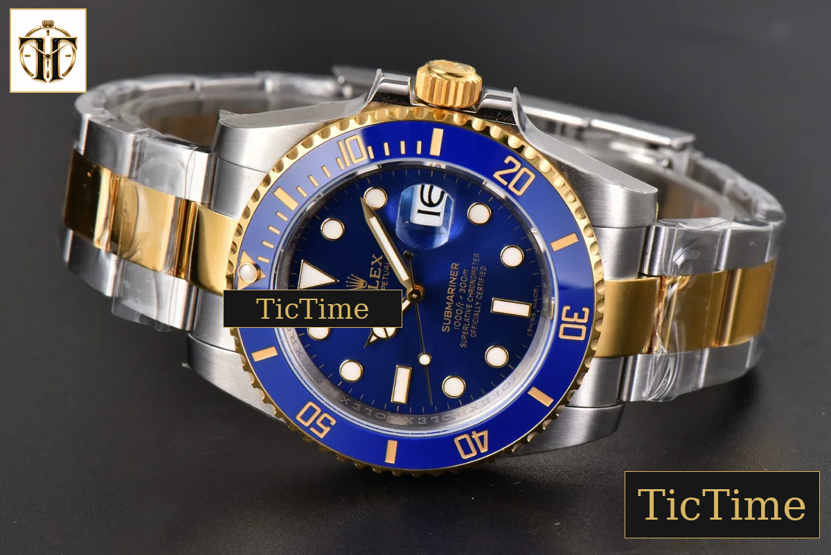 Submariner LB 904L 116613 King Factory YG/SS Blue Ceramic Blue Dial SS Bracelet VR3135 — foto 17