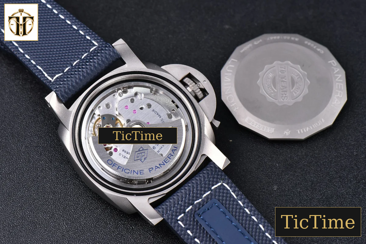PAM1117 44mm VSF Titanium Blue Dial Blue Rubber Strap P9010 — foto 17