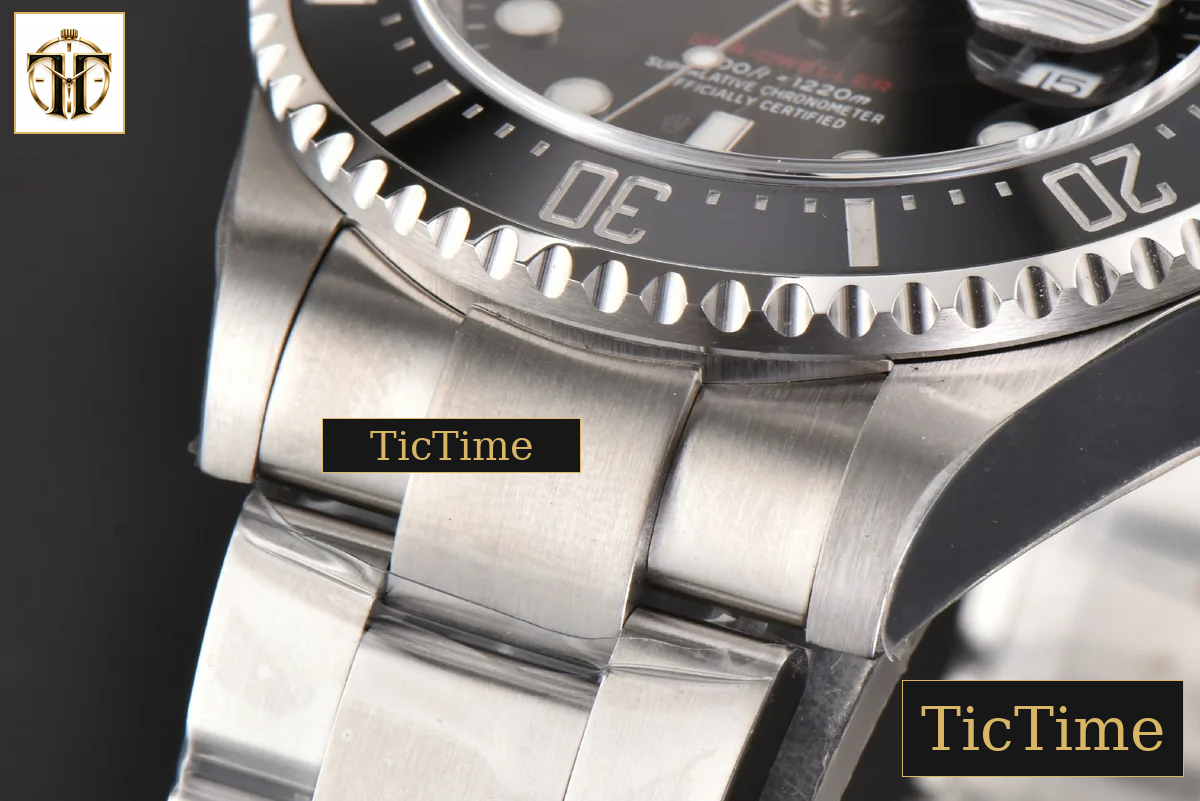 Sea-Dweller 126600 43mm VSF Black Ceramic ‘Red Text’ SS Bracelet VS3235 — foto 10
