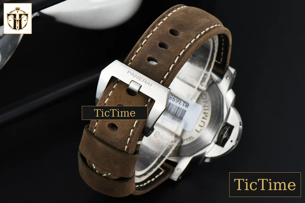 PAM1394 42mm VSF White Dial Brown Leather Strap P9010 — foto 14