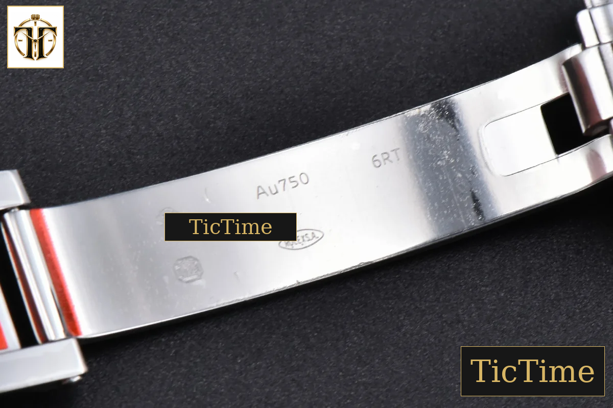DayDate 36mm GMF SS Diamond Bezel White Dial Roman Marker President Bracelet (Tungsten) A2836 — foto 35