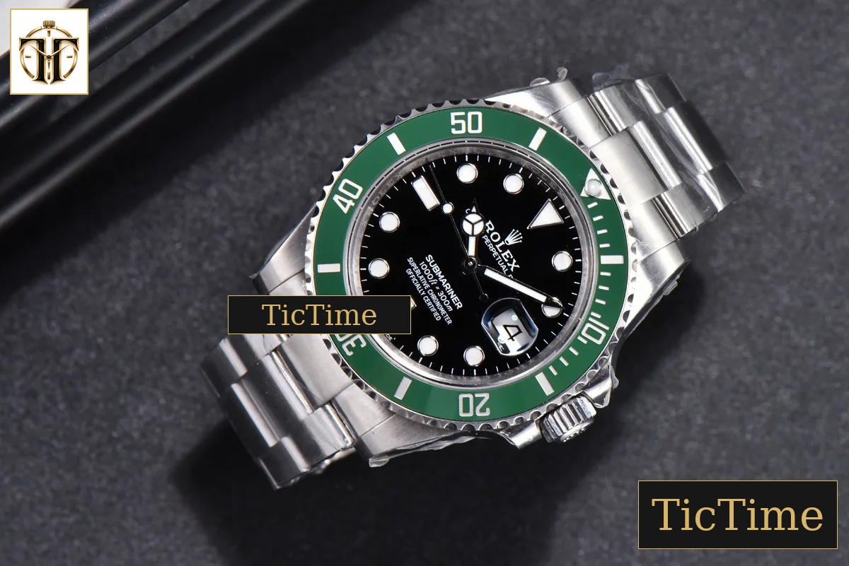 Submariner LV Kermit 904L 126610 41mm VSF Green Ceramic SS Bracelet VS3235 — foto 29