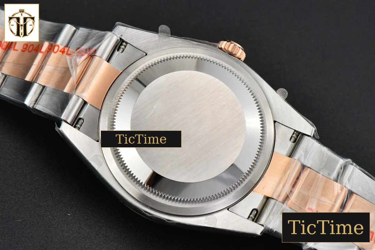 DateJust 36mm EWF RG/SS Silver Plam Dial Oyster Bracelet A3235 — foto 19