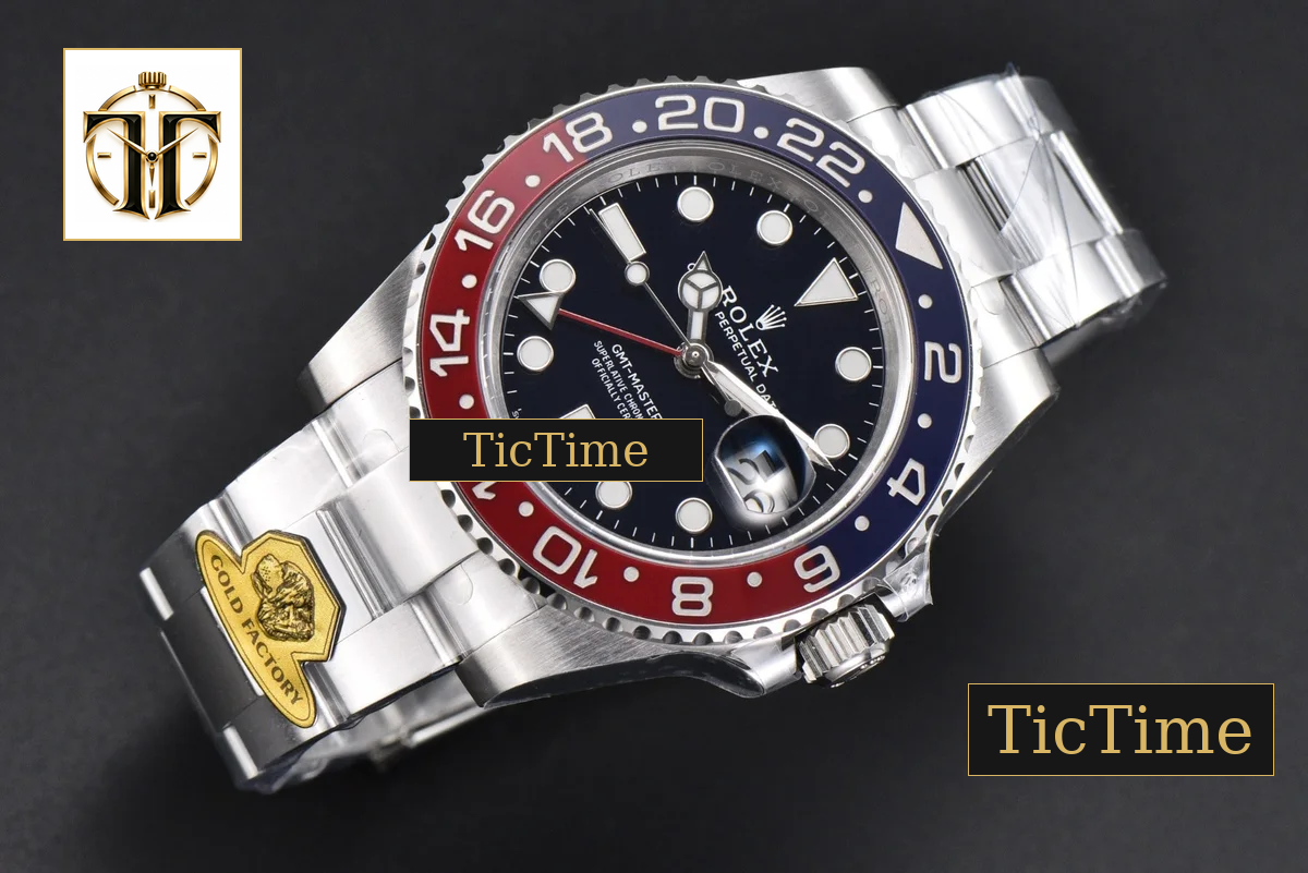 GMT Master BLRO Pepsi (weighted version only in pepsi blue dial oyster bracelet)) 126710 Gold Factory — foto 31