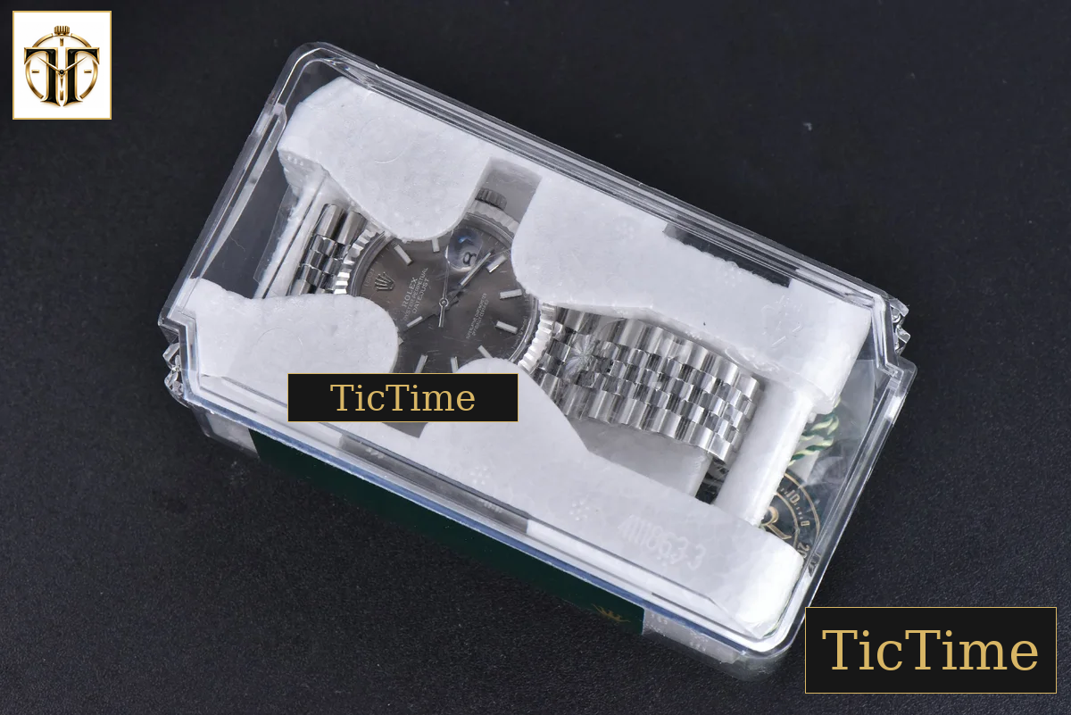 DateJust 904 126334 41mm ARF SS Gray Dial Lume Markers Jubilee Bracelet VR3235 — foto 31