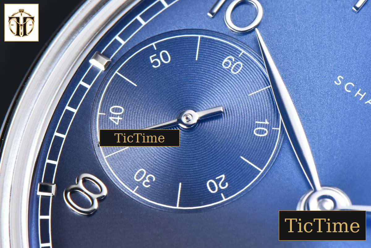Portugieser Automatic 7 Days IWC0559B 42mm APSF SS Blue Dial Numeral Markers Black Leather Strap A52010 — foto 5