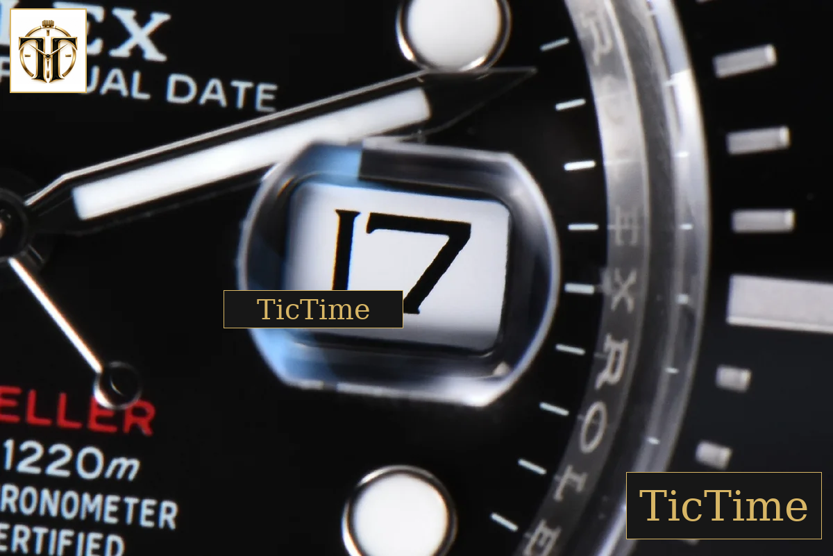 Sea-Dweller 126600 43mm Clean Factory Black Ceramic ‘Red Text’ SS Bracelet VR3235 — foto 9