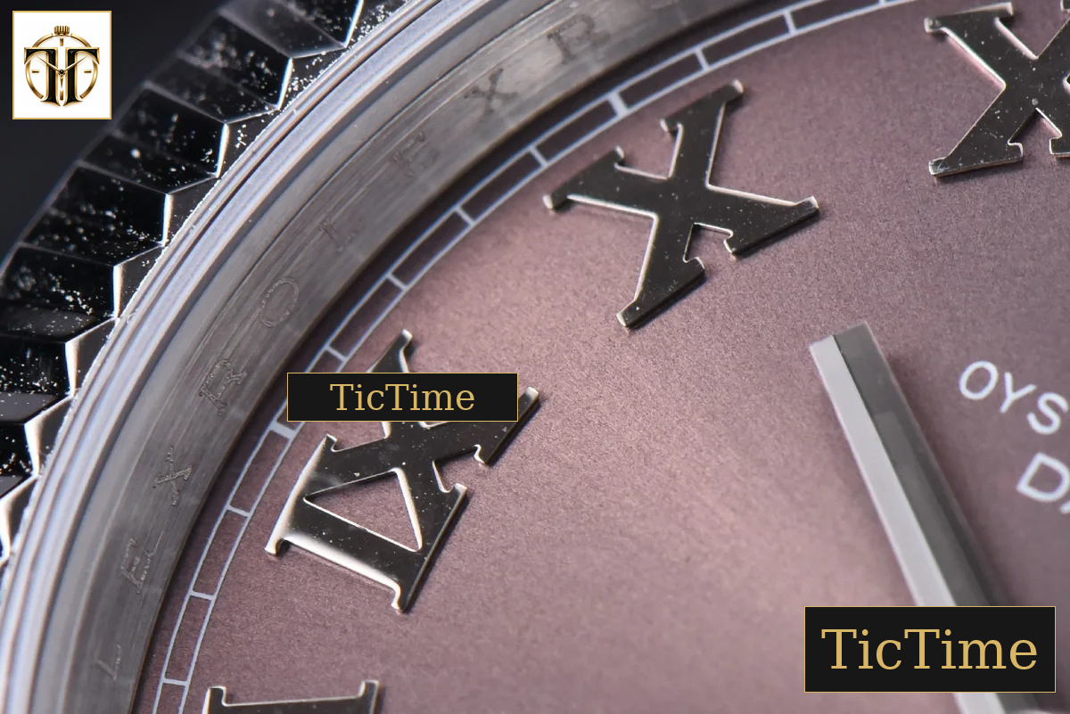 Datejust 41mm GMF SS Gray Dial Roma Marker Fluted Bezel Jubille Bracelet VR3235 — foto 6