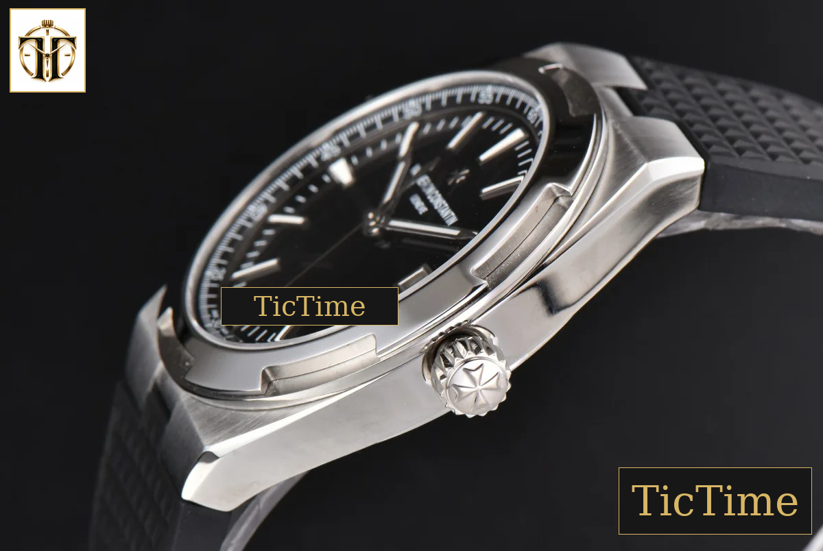 Overseas 4500V 41mm ZF Black Dial Black Rubber Strap A5100 — foto 9