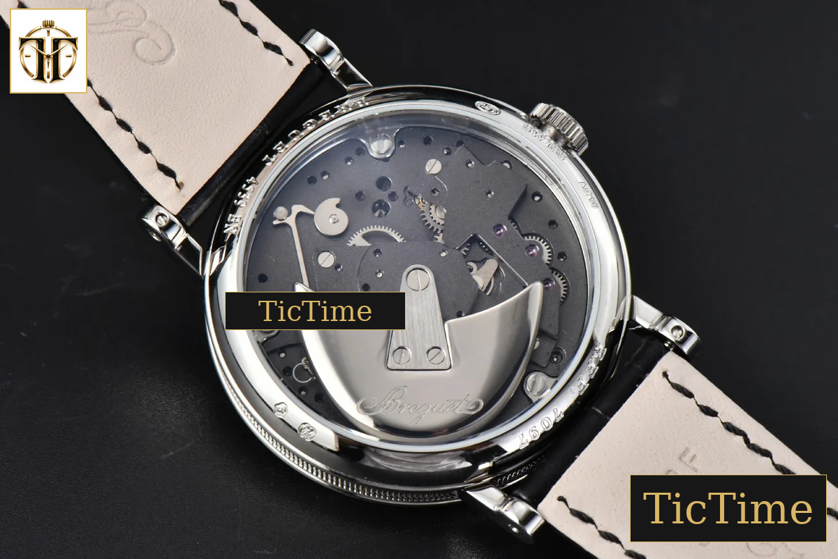 Tradition 7097BB 40mm ZF SS Gray Dial White Subdial Black Leather Strap A505 — foto 18