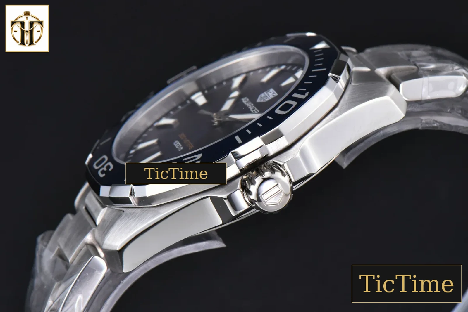 Aquaracer 300M 41mm OF Purple Dial SS Bracelet SW200 — foto 12