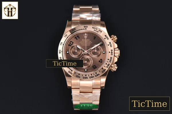 Foto frontal — Daytona 116505 APSF RG Brown Dial Digital Marker RG Bracelet SH4130