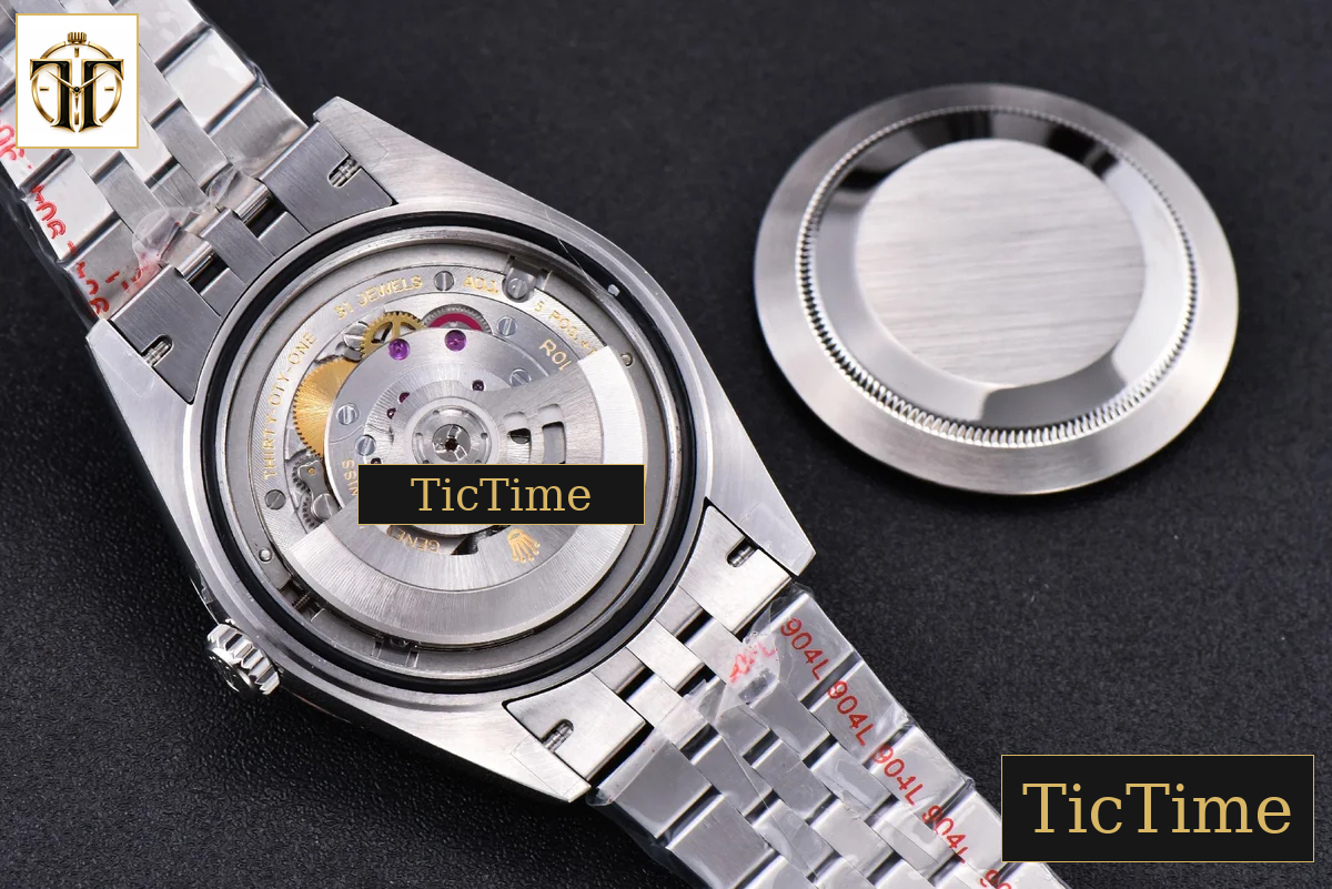 Datejust 41mm GMF SS Wimbledon Gray Dial Green Marker Fluted Bezel Jubille Bracelet VR3235 — foto 24