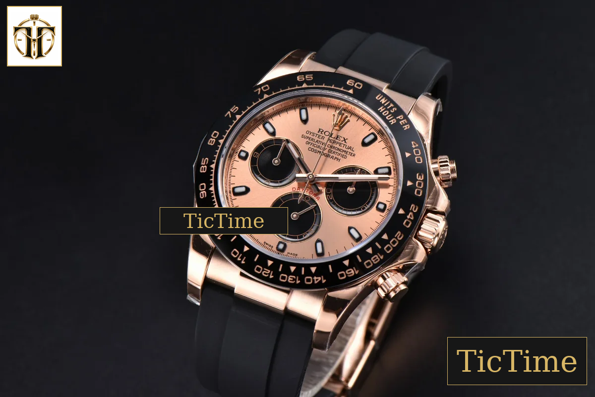 Daytona 116515 40mm ZF RG RG Black Subdial Oysterflex Strap SH4130 — foto 4