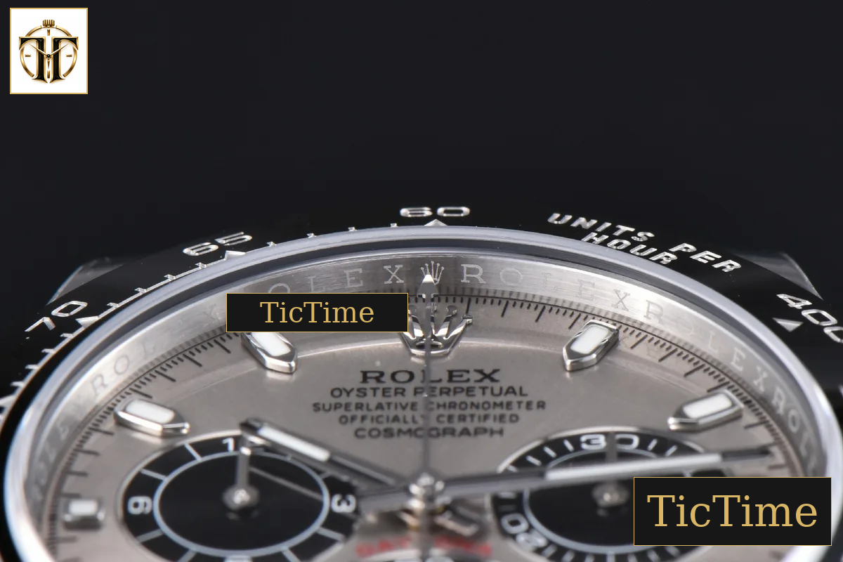 Daytona 904L 116519 40mm VSF Gray Black Subdial Oysterflex Strap DD4130 — foto 13